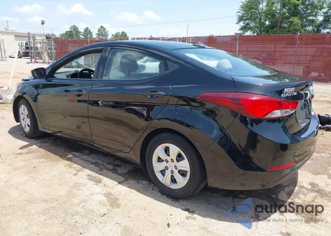 2016 Hyundai Elantra Se из США, поврежденный, VIN 5NPDH4AE6GH706401